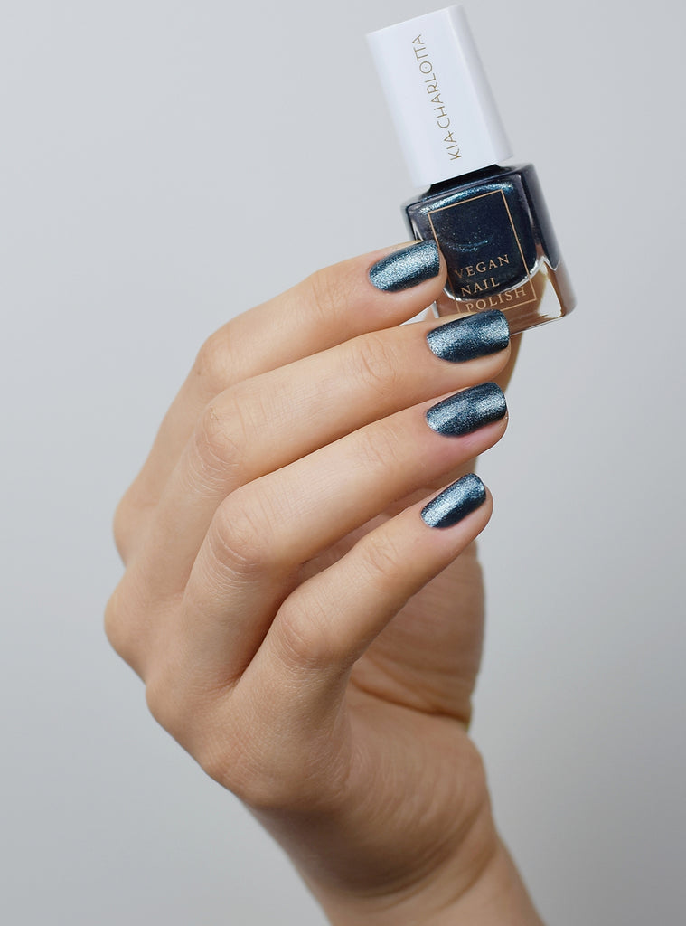 Nail Polish Single - Teal-Blue Shimmer - 5ml